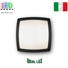 Вуличний світильник/корпус Ideal Lux, настінний/стельовий, алюміній, IP54, чорний, COMETA PL3 NERO. Італія!